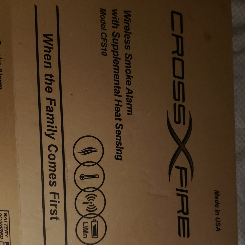 Smoke/heat &co2 detectors